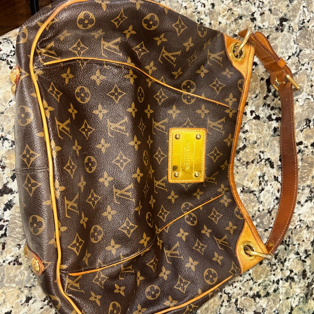 Louis Vuitton Brown and Gold Monogram Bag